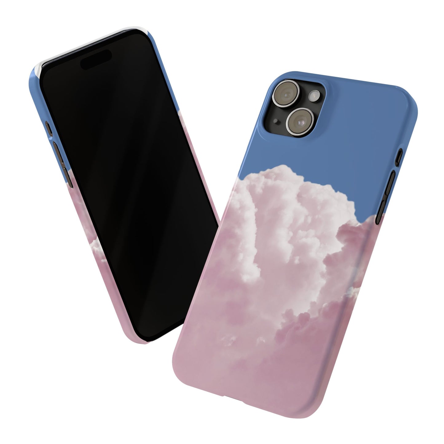 Pastel Cloud Slim Phone Case - Aesthetic Phone Accessory for Dreamers