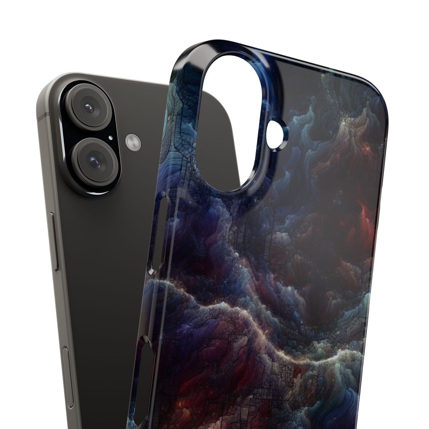 Cosmic Swirl Slim Phone Case - Protect Your Device in Style