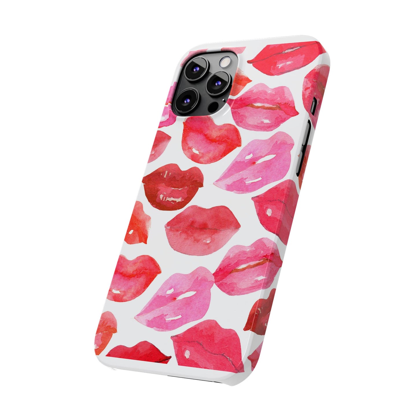 Romantic Kiss Lip Design Slim Phone Case - Perfect Gift for Valentine's Day