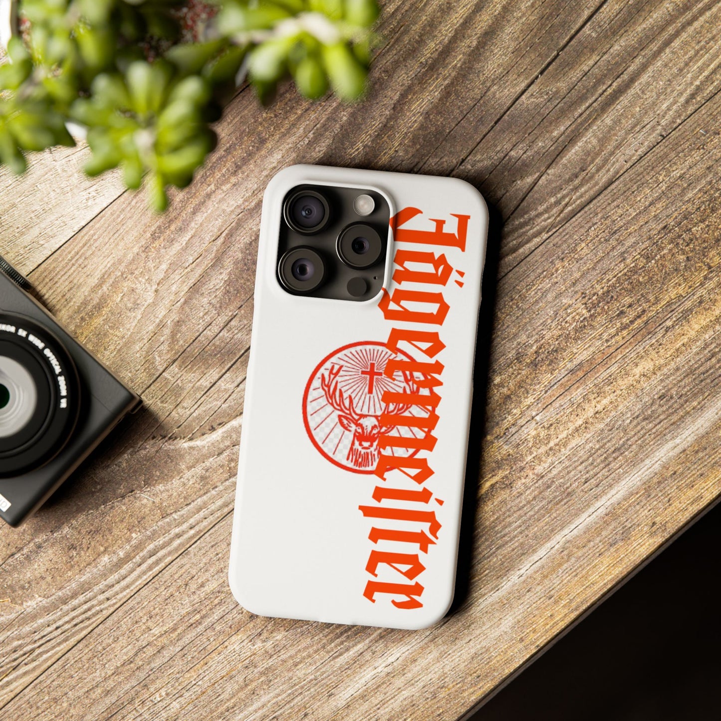 Stylish Jägermeister Slim Phone Case - Perfect for Parties & Gifting