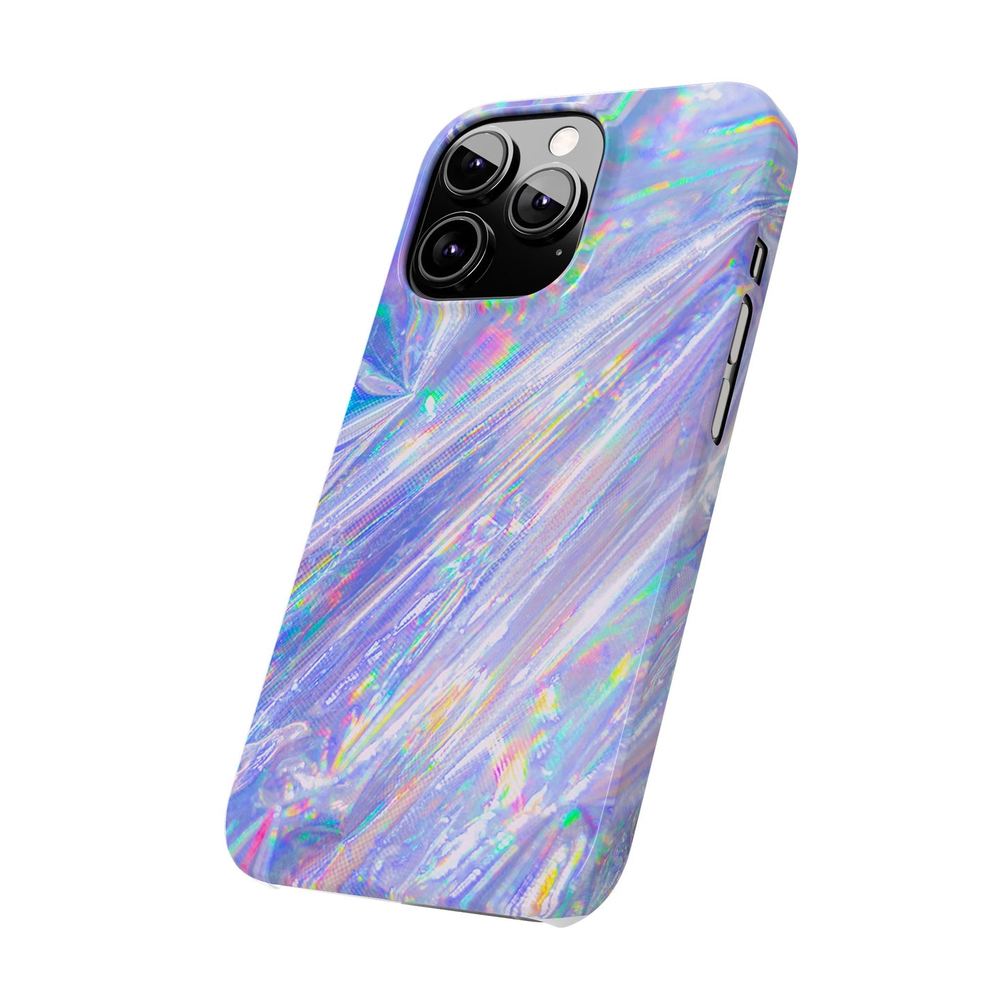 Iridescent Slim Phone Case - Holographic Design for Trendy Protection