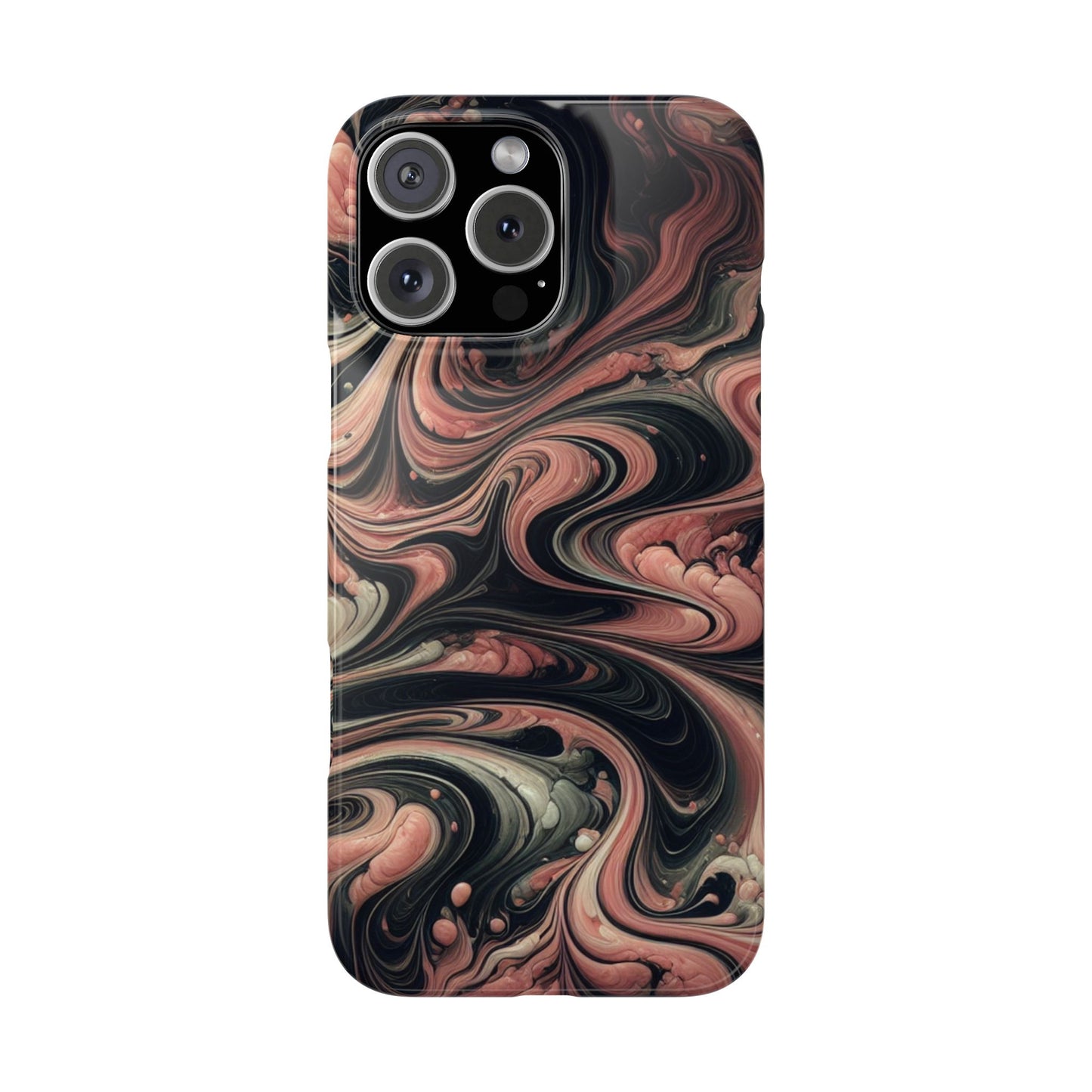 "Trending" Pink Marble design - iPhone case