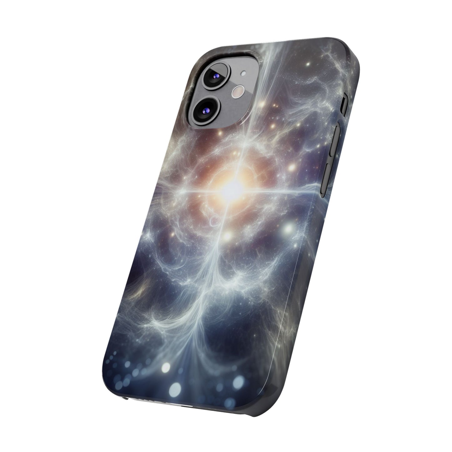 Cosmic Energy Slim Phone Case – Galaxy Design for Astronomy Lovers