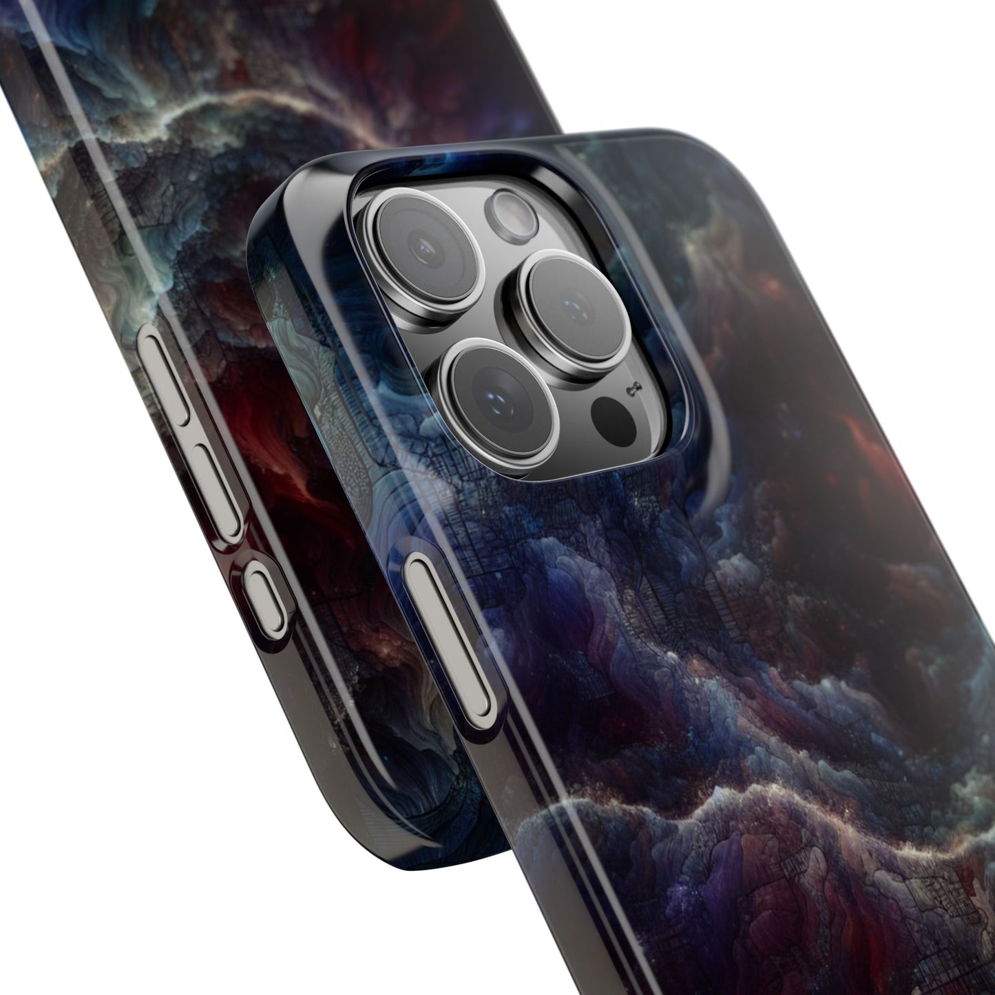 Cosmic Swirl Slim Phone Case - Protect Your Device in Style