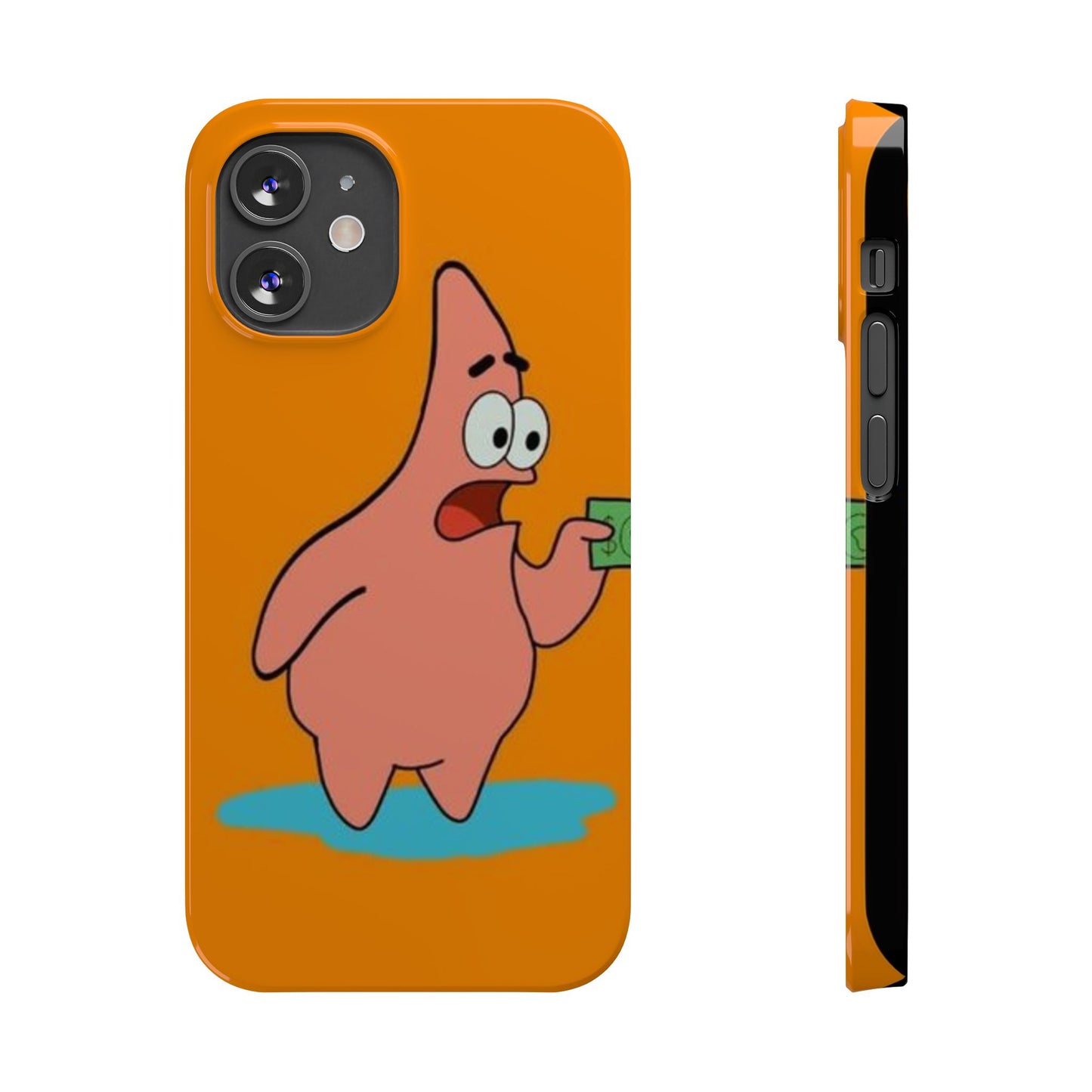 Funny Slim Phone Case with Patrick Star Design - Cute Cartoon Accessory for Phone Lovers