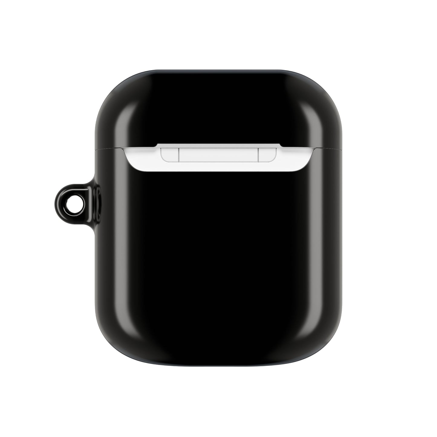 Artistic Black AirPod Case – Stylish Protection with Swirling Pattern