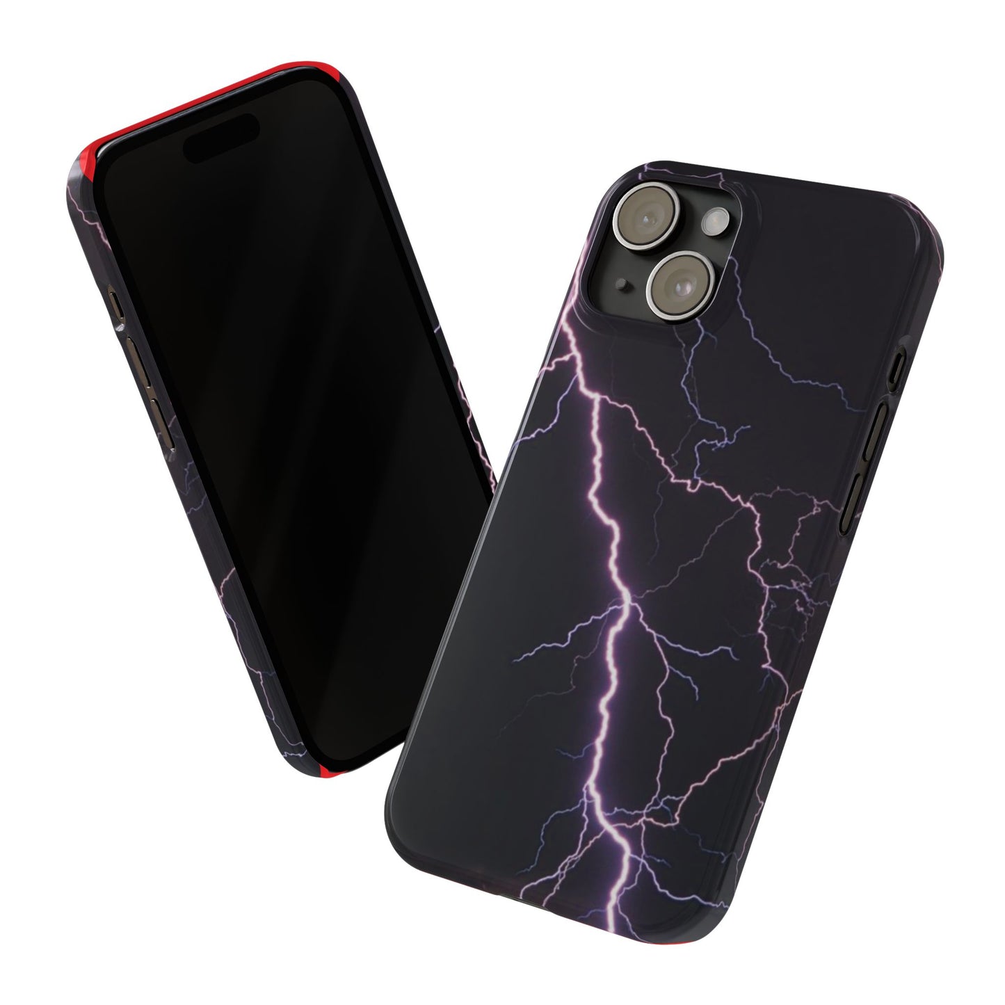 Lightning Bolt Slim Phone Case - Edgy, Stylish Protection for Your Device