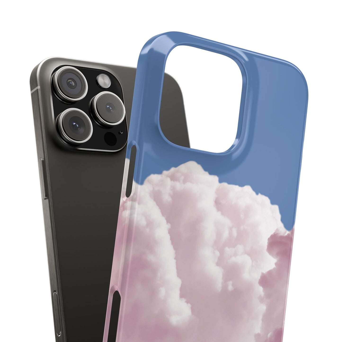 Pastel Cloud Slim Phone Case - Aesthetic Phone Accessory for Dreamers