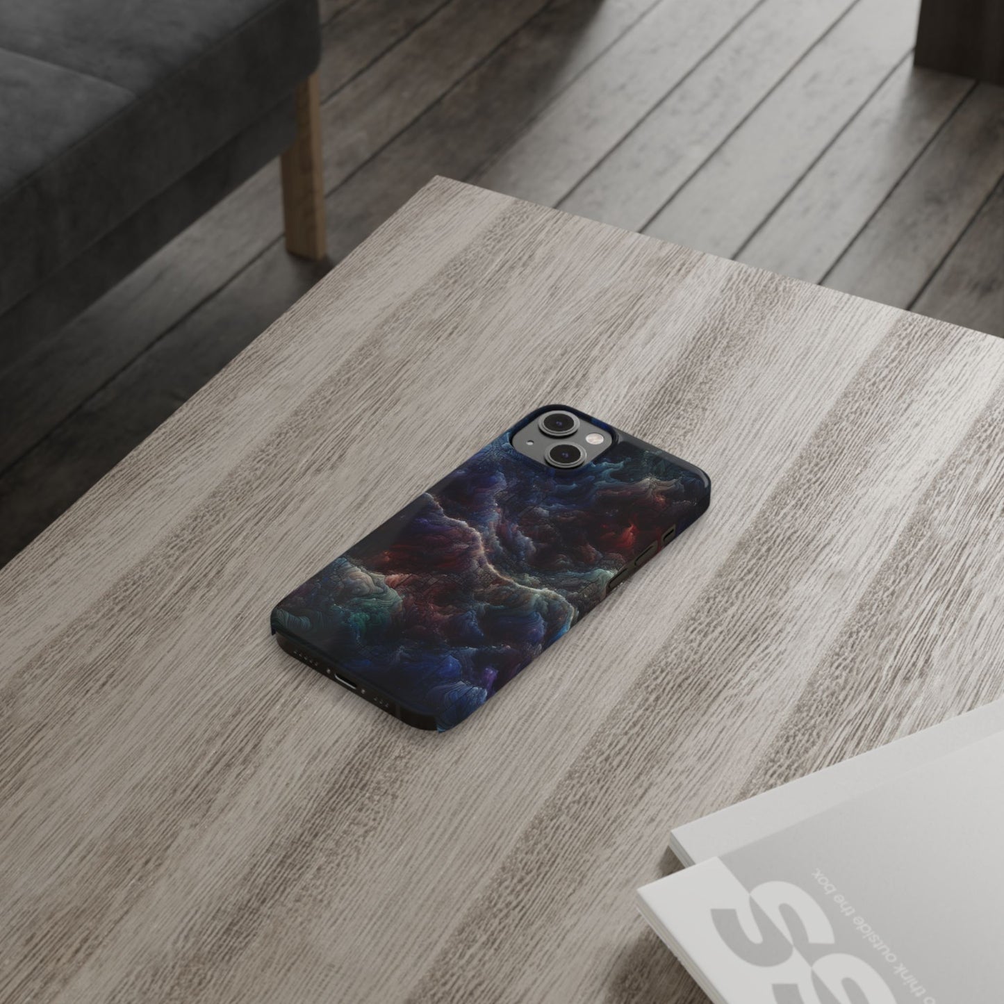 Cosmic Swirl Slim Phone Case - Protect Your Device in Style