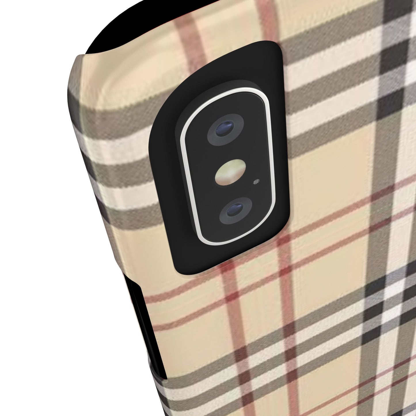 Classic Plaid Slim Phone Case - Stylish and Durable Protective Cover