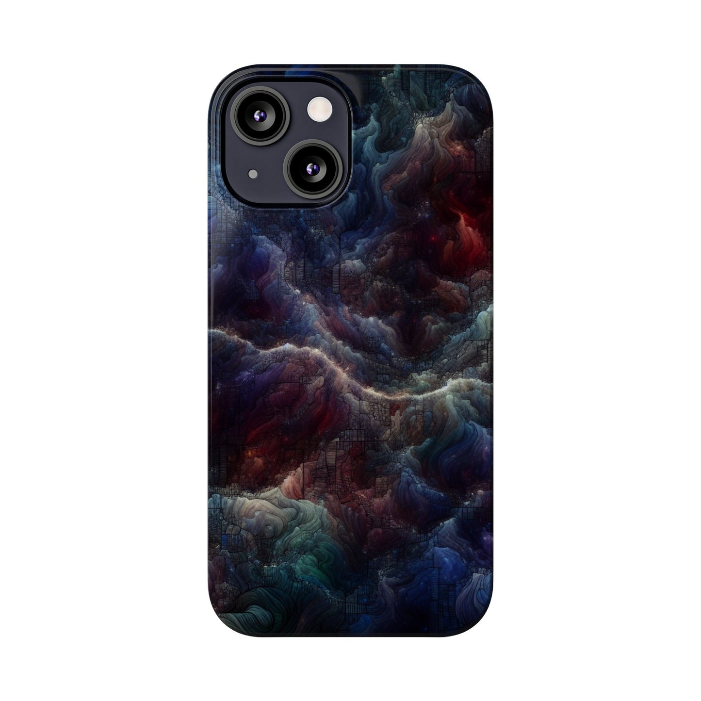 Cosmic Swirl Slim Phone Case - Protect Your Device in Style