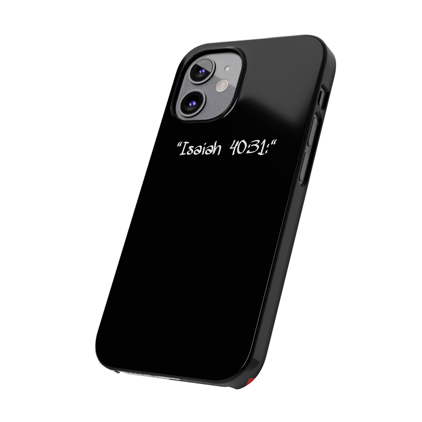 Bible verse "Isaiah 40.31:" - Iphone Case