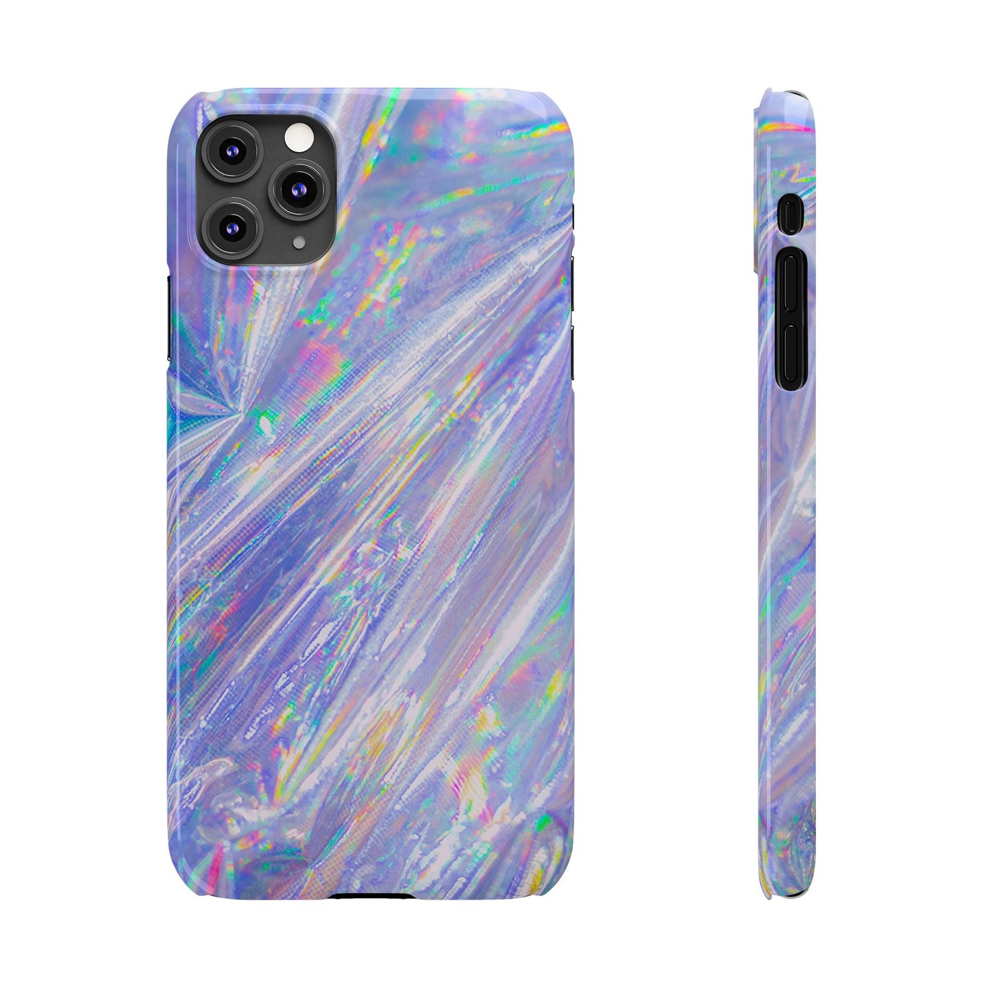 Iridescent Slim Phone Case - Holographic Design for Trendy Protection