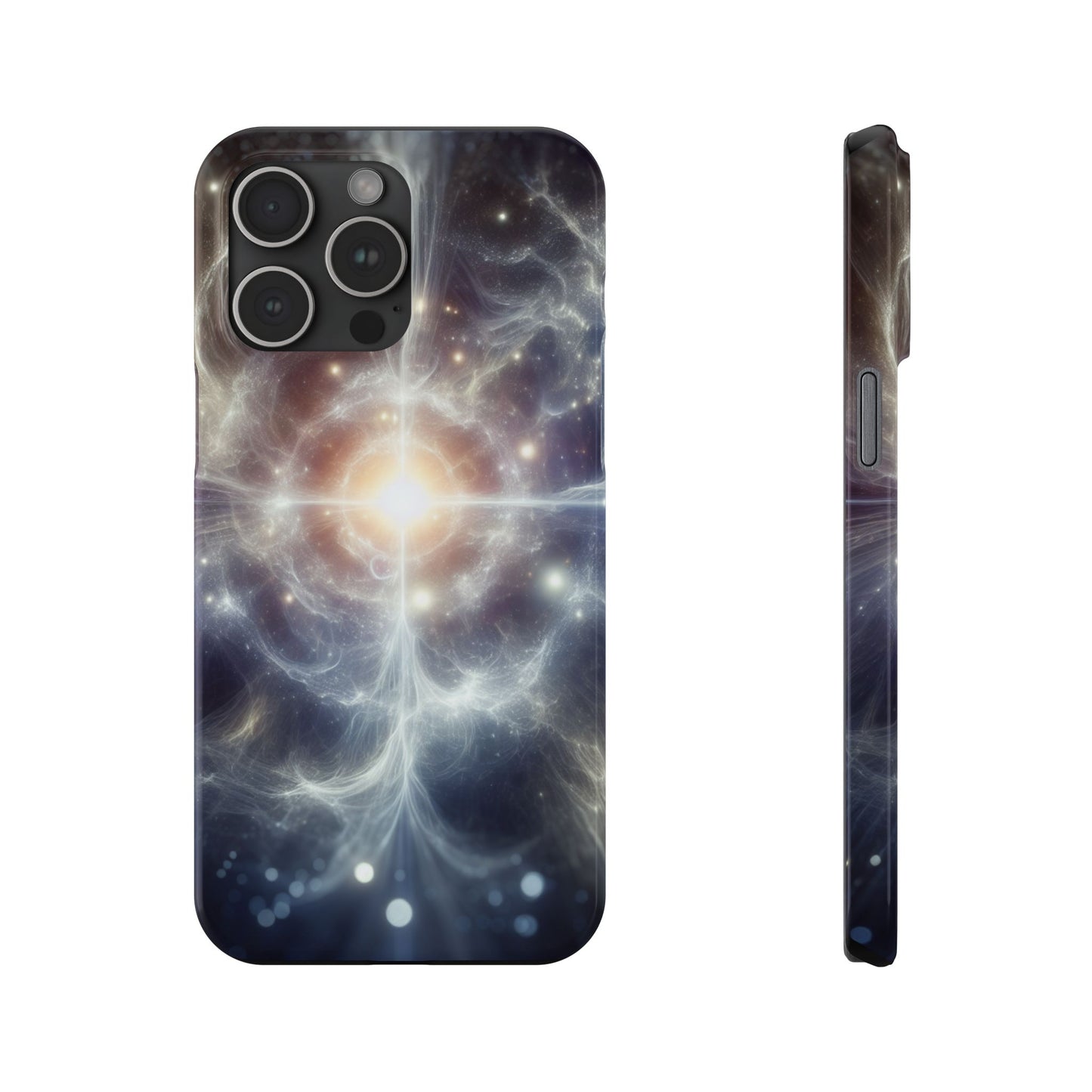 Cosmic Energy Slim Phone Case – Galaxy Design for Astronomy Lovers