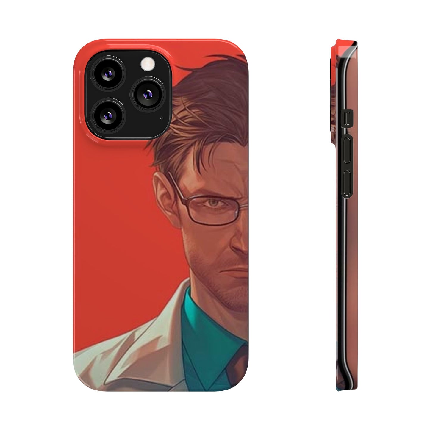 Stylish Slim Phone Case featuring Bold Artistic Design