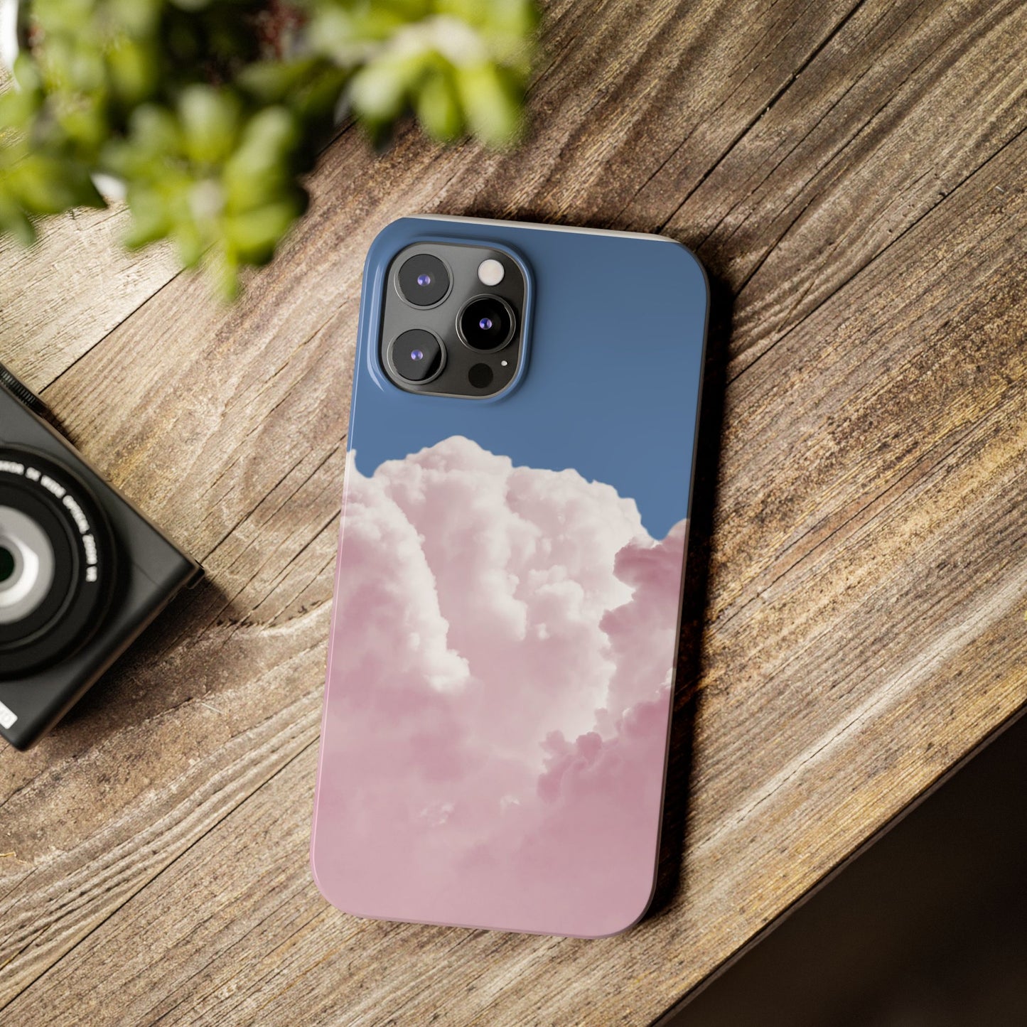 Pastel Cloud Slim Phone Case - Aesthetic Phone Accessory for Dreamers