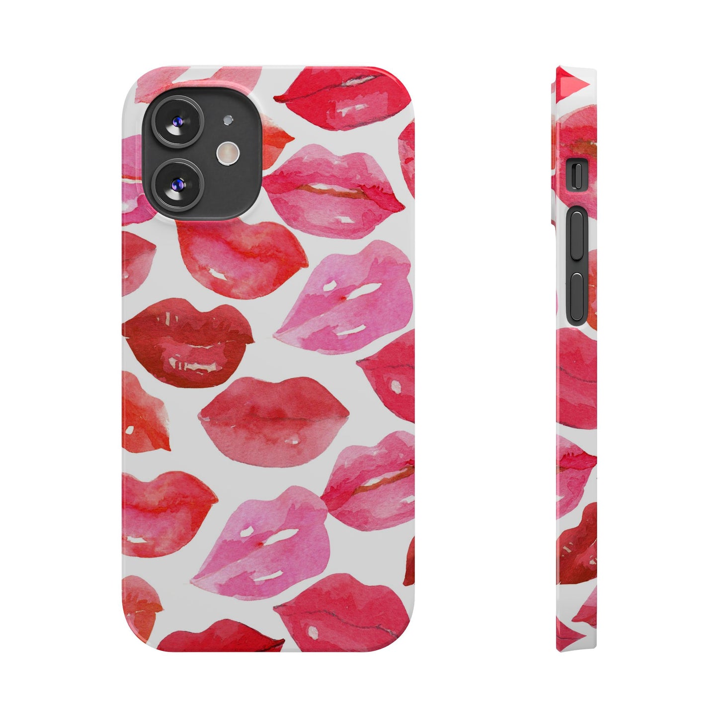 Romantic Kiss Lip Design Slim Phone Case - Perfect Gift for Valentine's Day