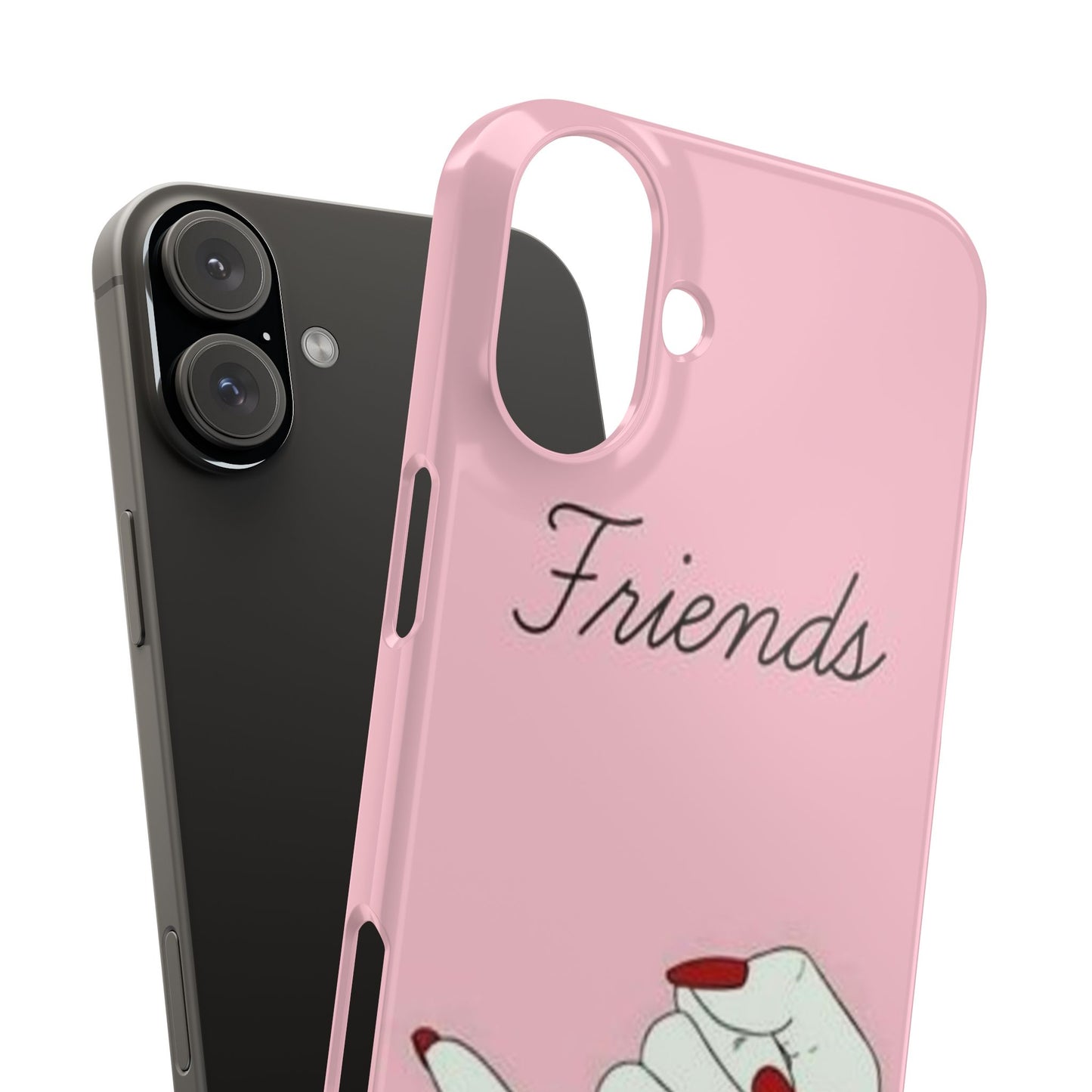 Stylish Slim Phone Case - 'Friends' Design - Perfect Gift for Besties