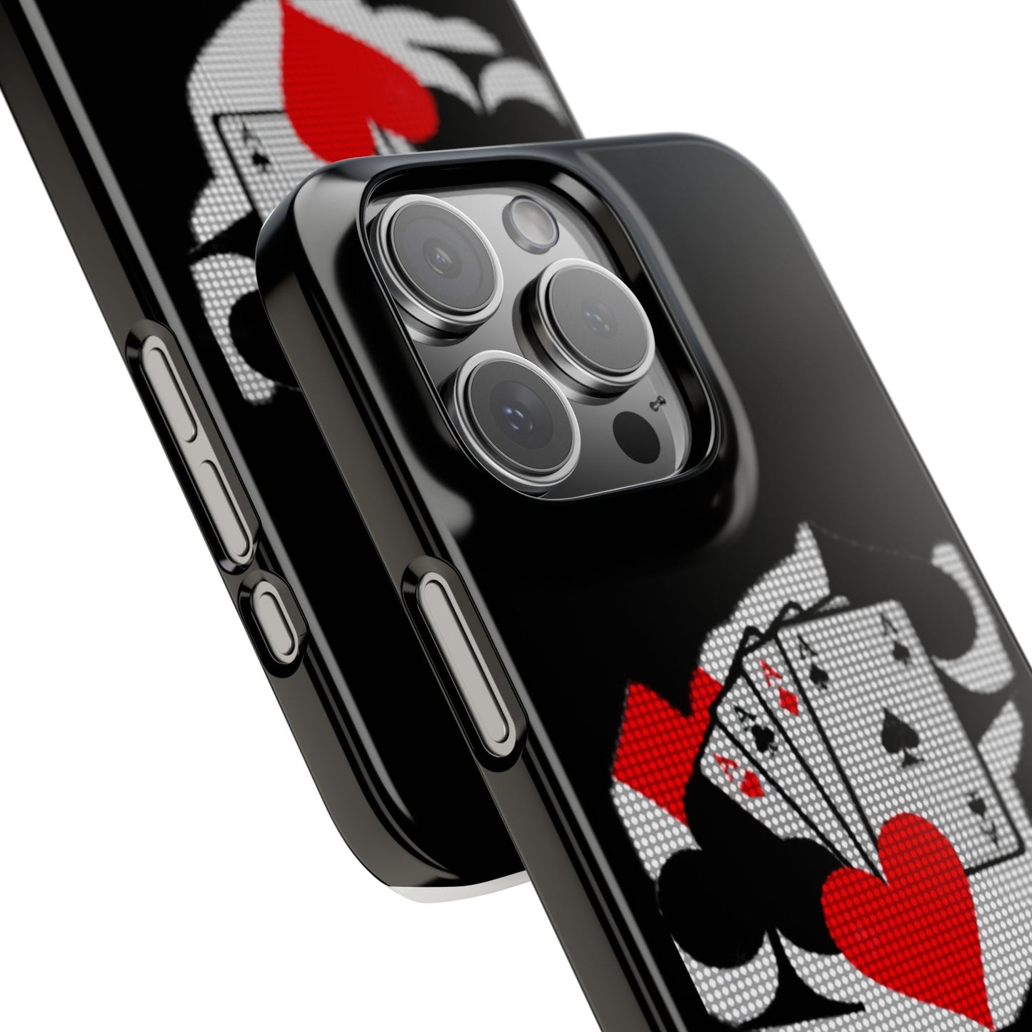 Stylish Slim Phone Case with Poker Design - Perfect for Gamers and Card Enthusiasts