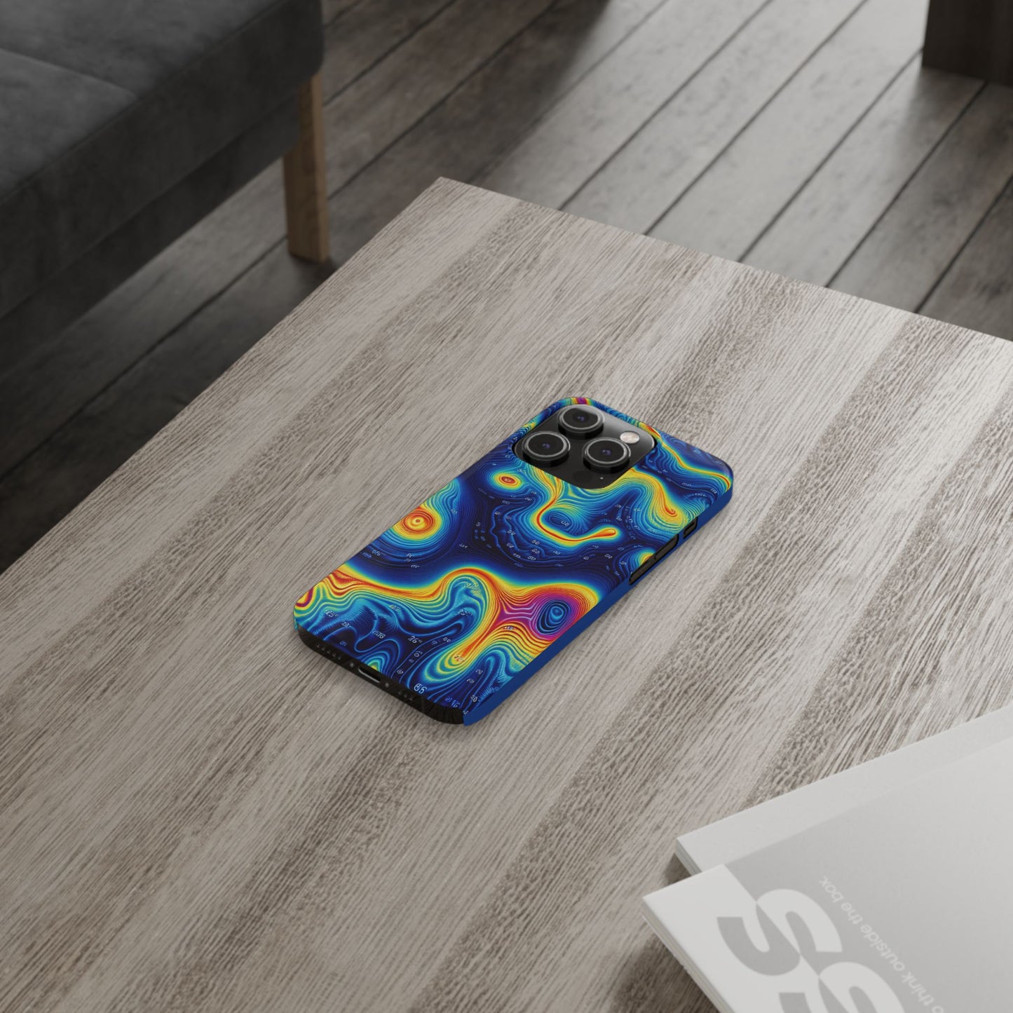 Thermal islands Phone Case - Colorful Geometric Design for Art Lovers