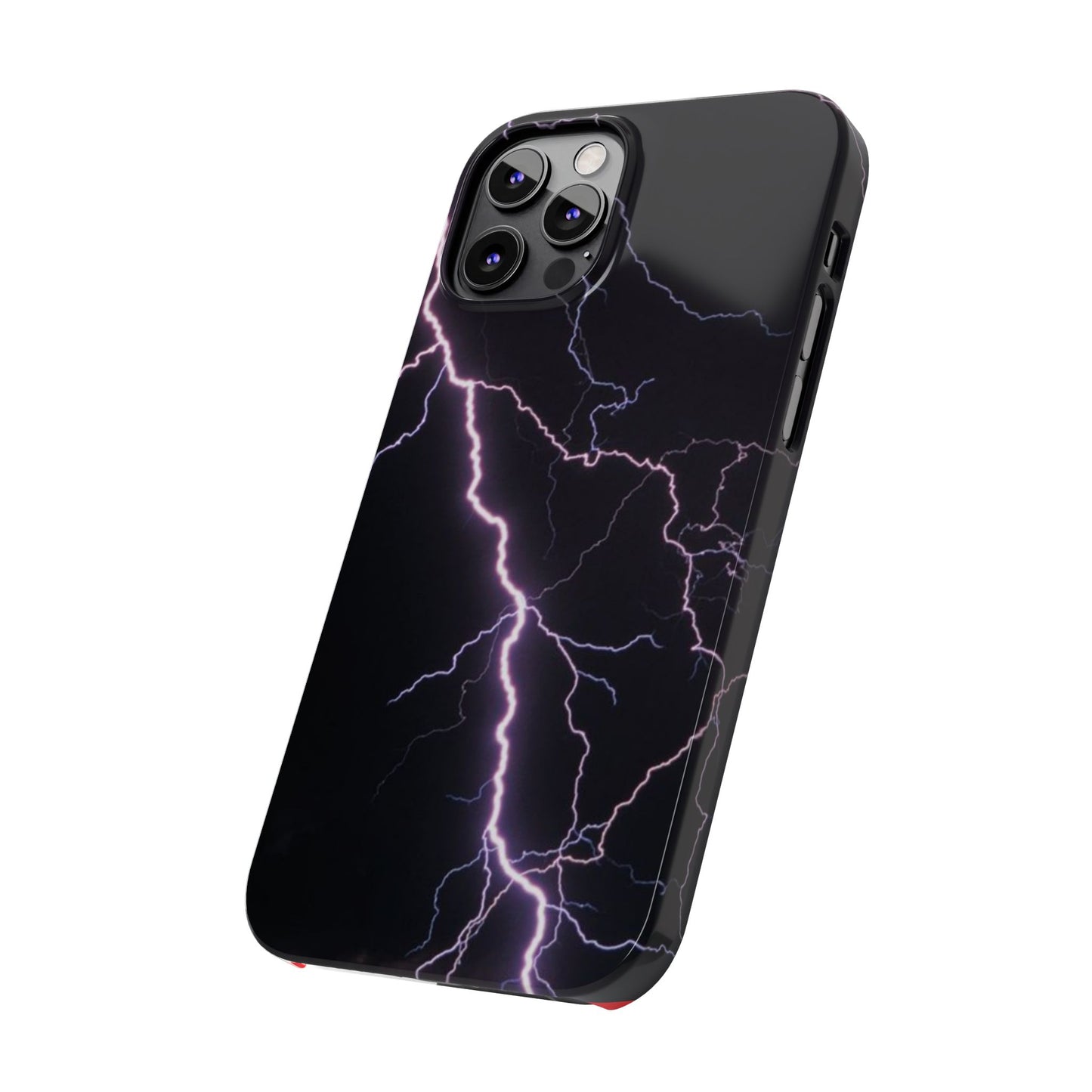 Lightning Bolt Slim Phone Case - Edgy, Stylish Protection for Your Device