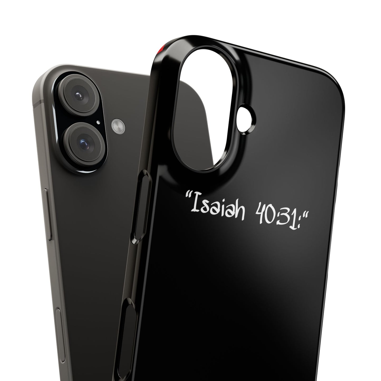 Bible verse "Isaiah 40.31:" - Iphone Case