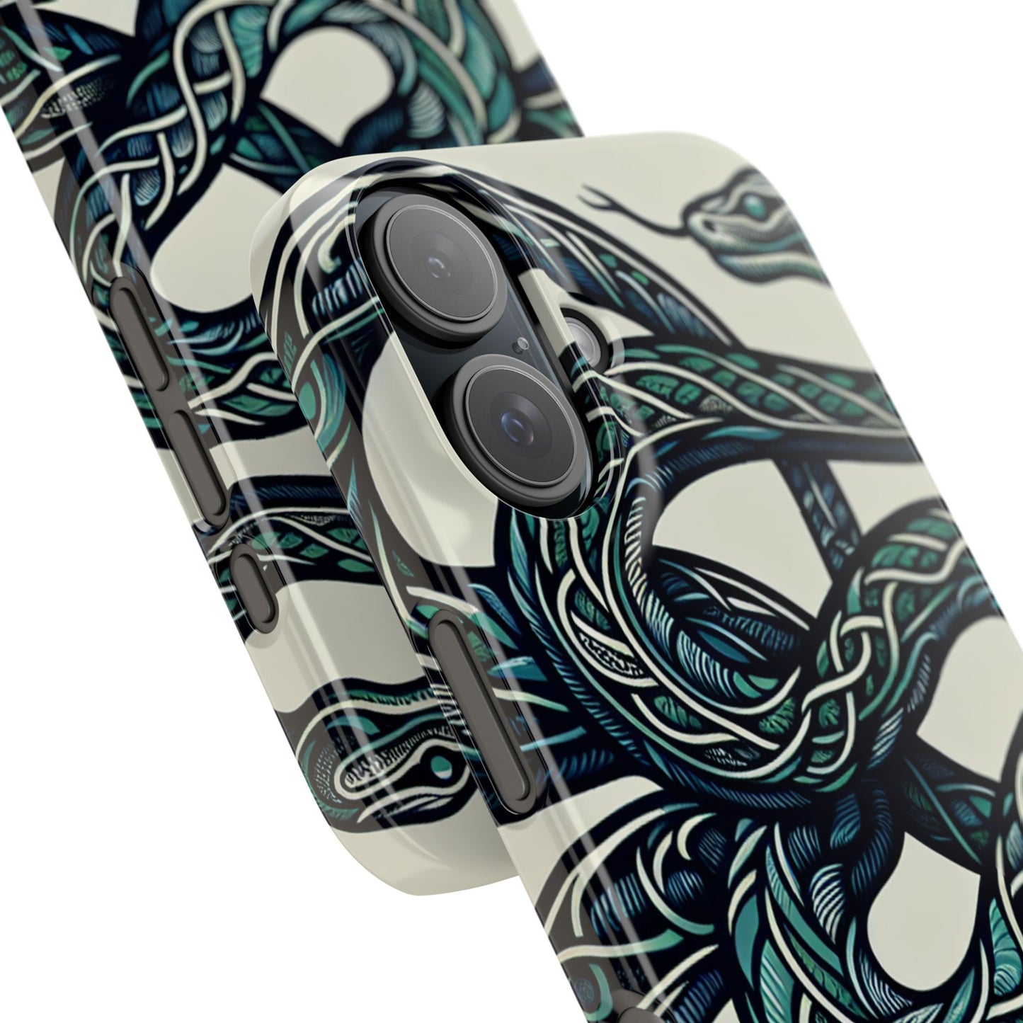 Artistic Snake Slim Phone Case - Unique Design for Nature Lovers