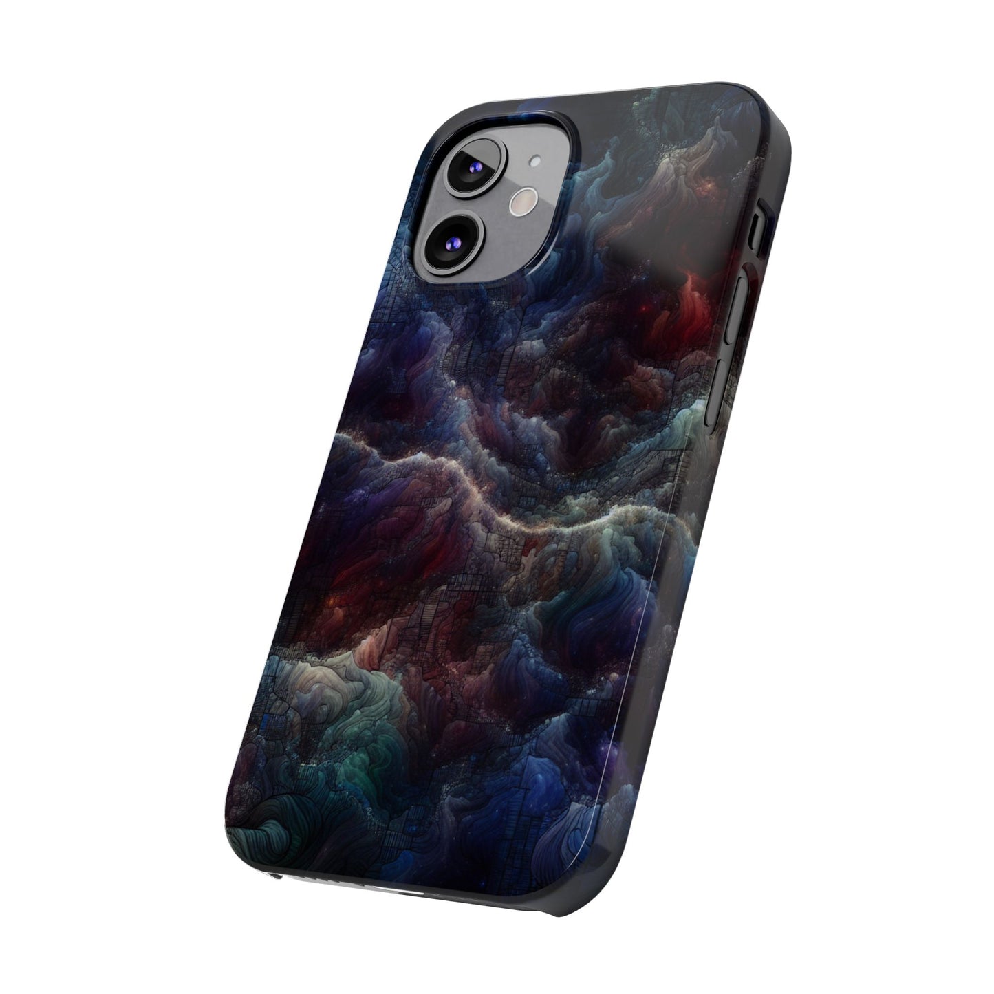 Cosmic Swirl Slim Phone Case - Protect Your Device in Style