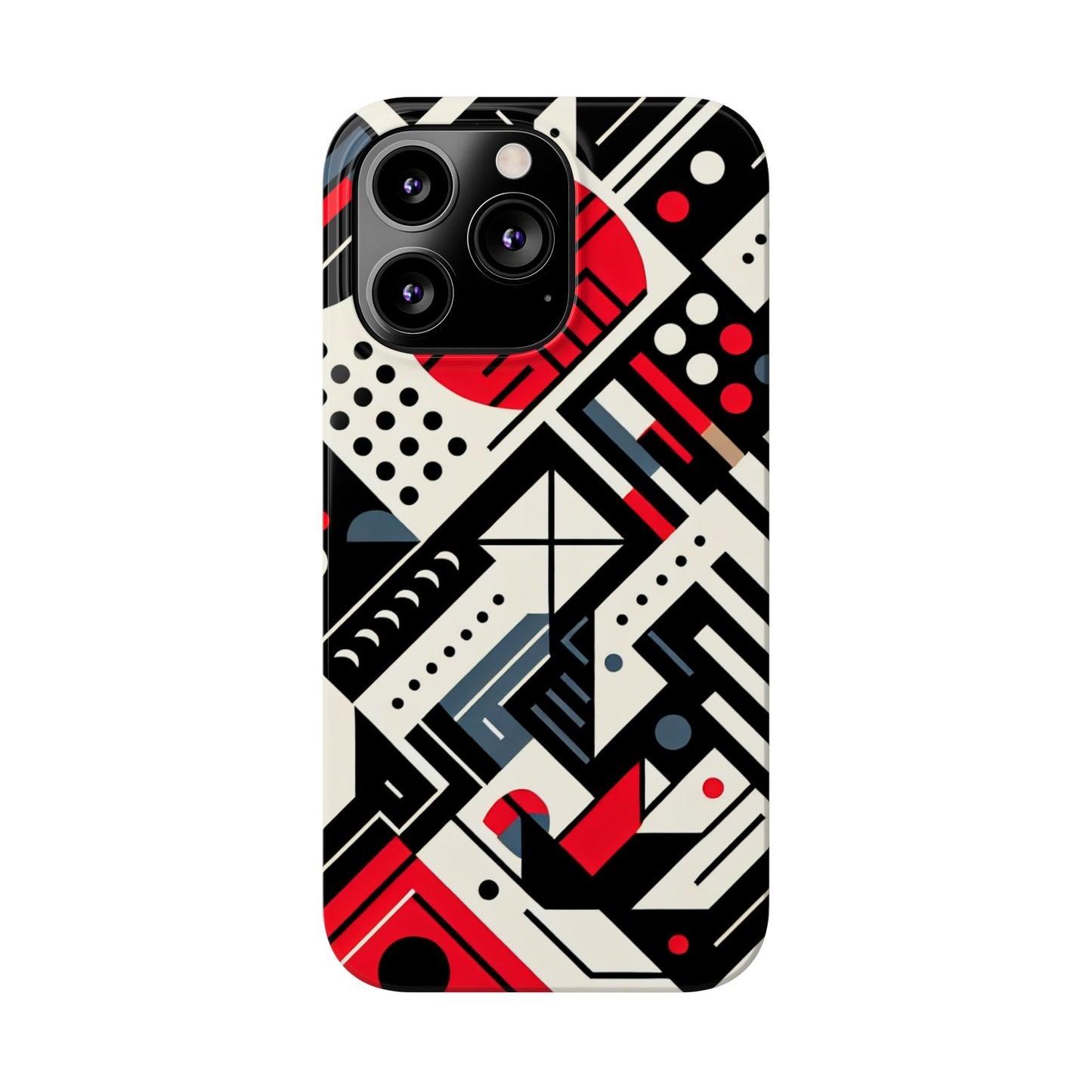 Geometric Abstract Slim Phone Case - Modern Design for Trendsetters