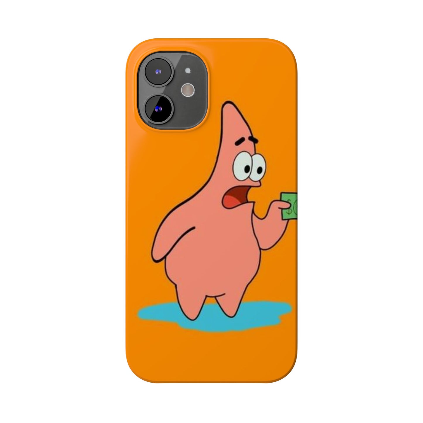 Funny Slim Phone Case with Patrick Star Design - Cute Cartoon Accessory for Phone Lovers