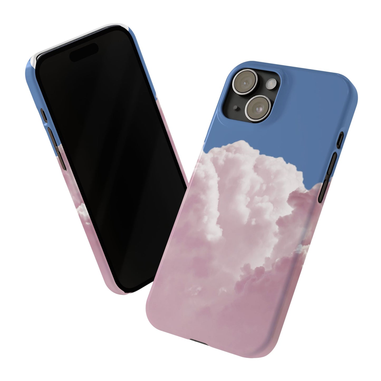 Pastel Cloud Slim Phone Case - Aesthetic Phone Accessory for Dreamers