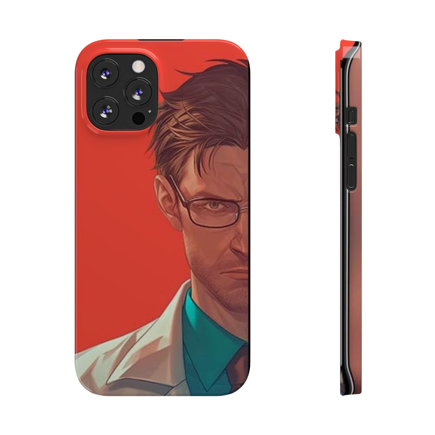 Stylish Slim Phone Case featuring Bold Artistic Design