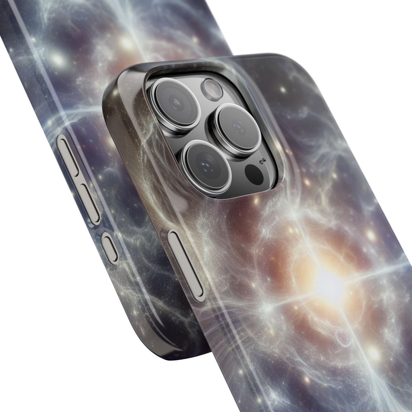 Cosmic Energy Slim Phone Case – Galaxy Design for Astronomy Lovers