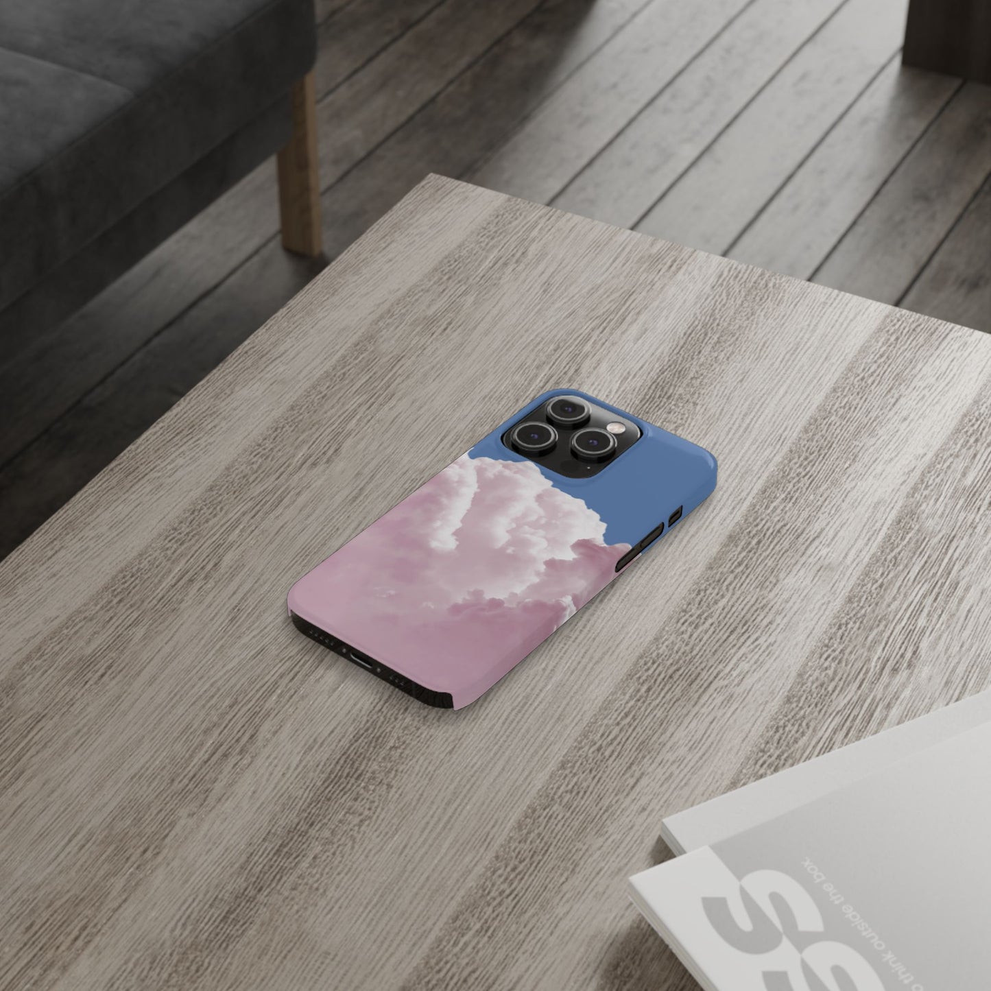 Pastel Cloud Slim Phone Case - Aesthetic Phone Accessory for Dreamers