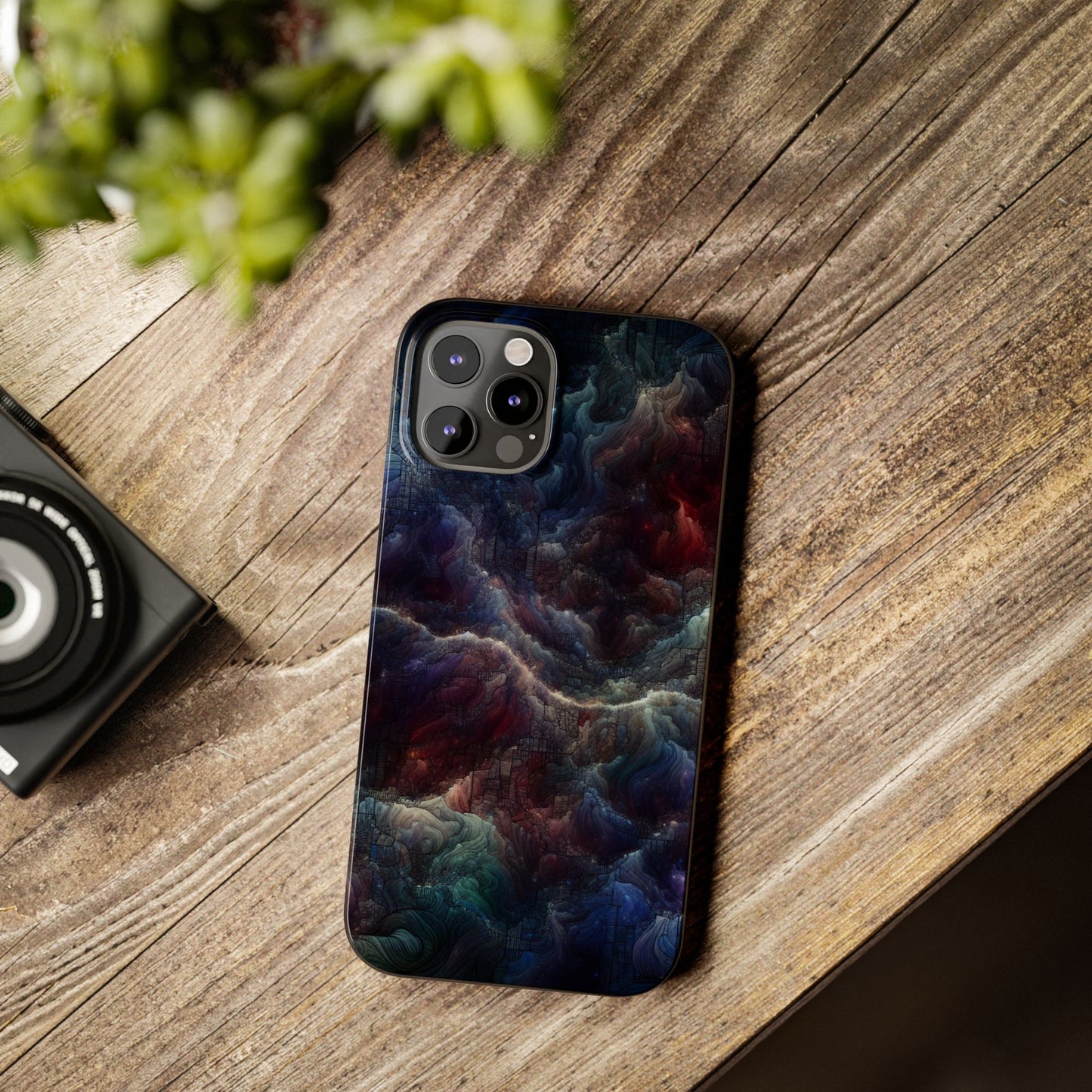 Cosmic Swirl Slim Phone Case - Protect Your Device in Style