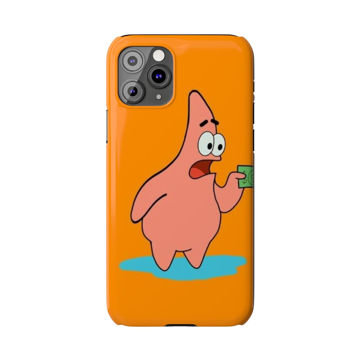 Funny Slim Phone Case with Patrick Star Design - Cute Cartoon Accessory for Phone Lovers