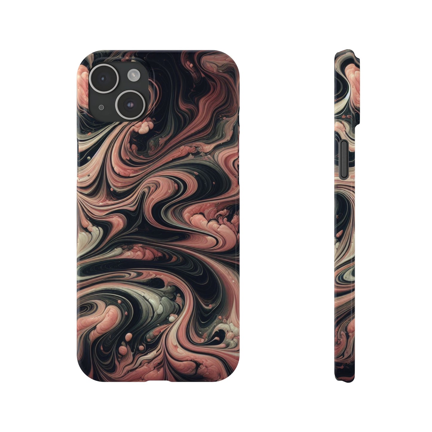 "Trending" Pink Marble design - iPhone case