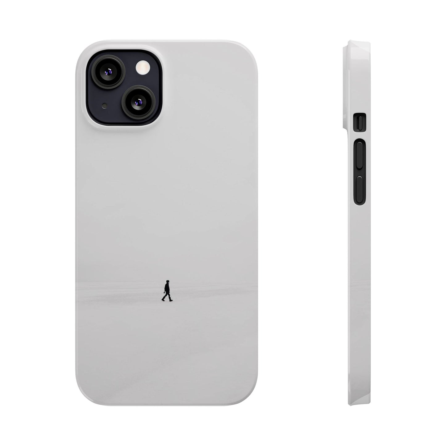 Minimalist Slim Phone Case - Serenity Walk Design