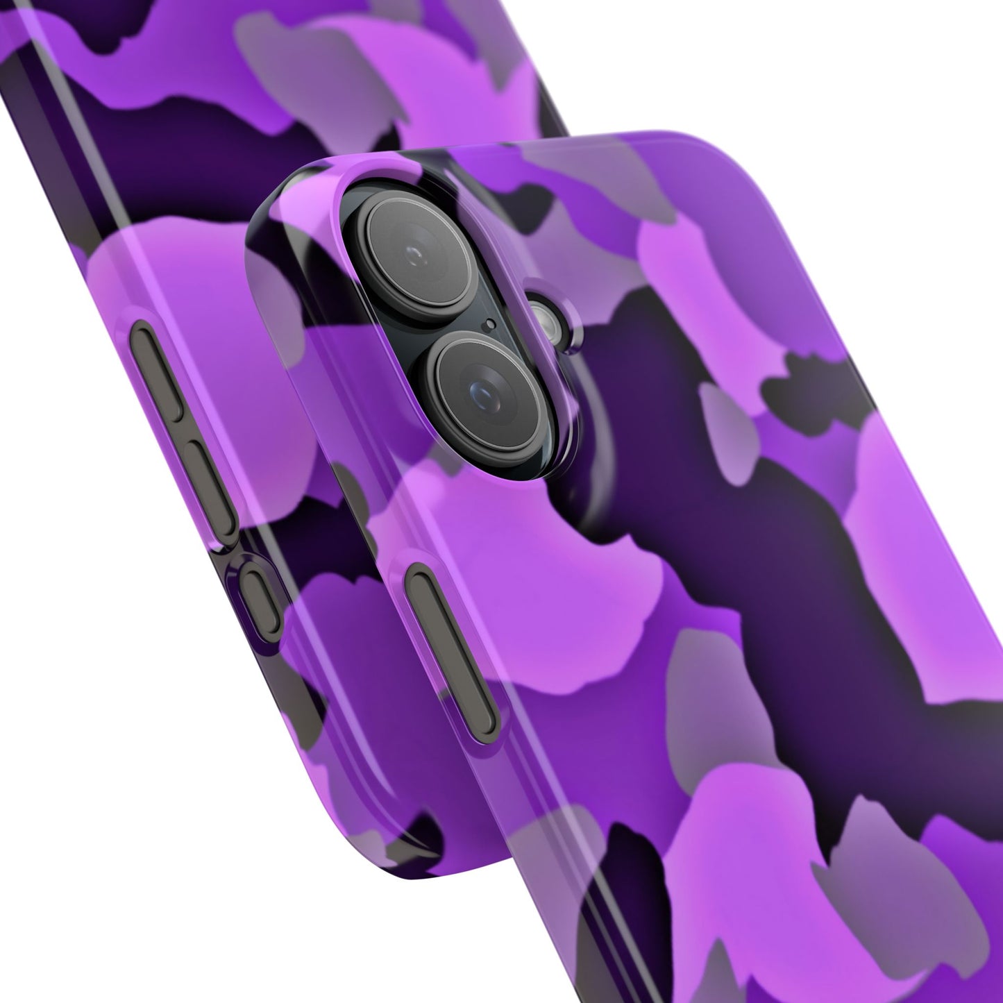 Colorful Purple Abstract Slim Phone Case - Stylish Mobile Accessory for Trendsetters