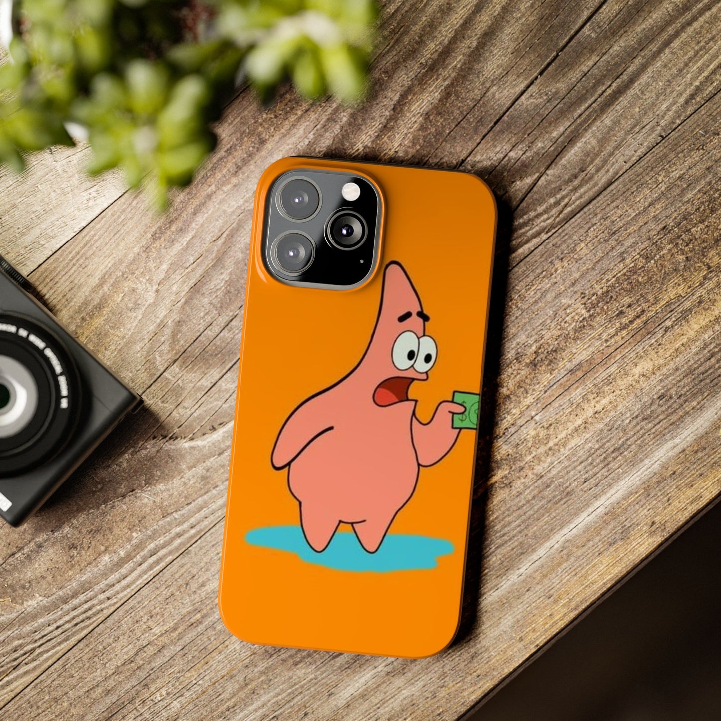 Funny Slim Phone Case with Patrick Star Design - Cute Cartoon Accessory for Phone Lovers