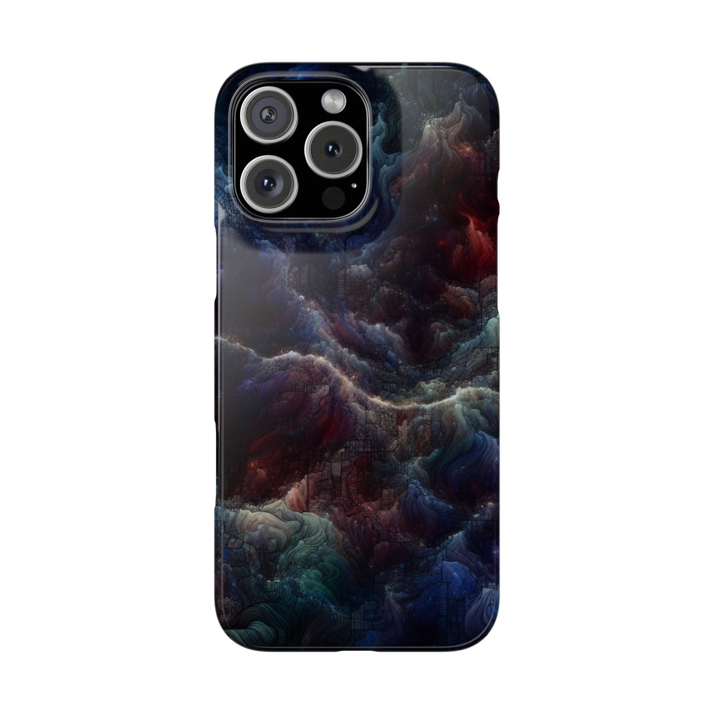 Cosmic Swirl Slim Phone Case - Protect Your Device in Style