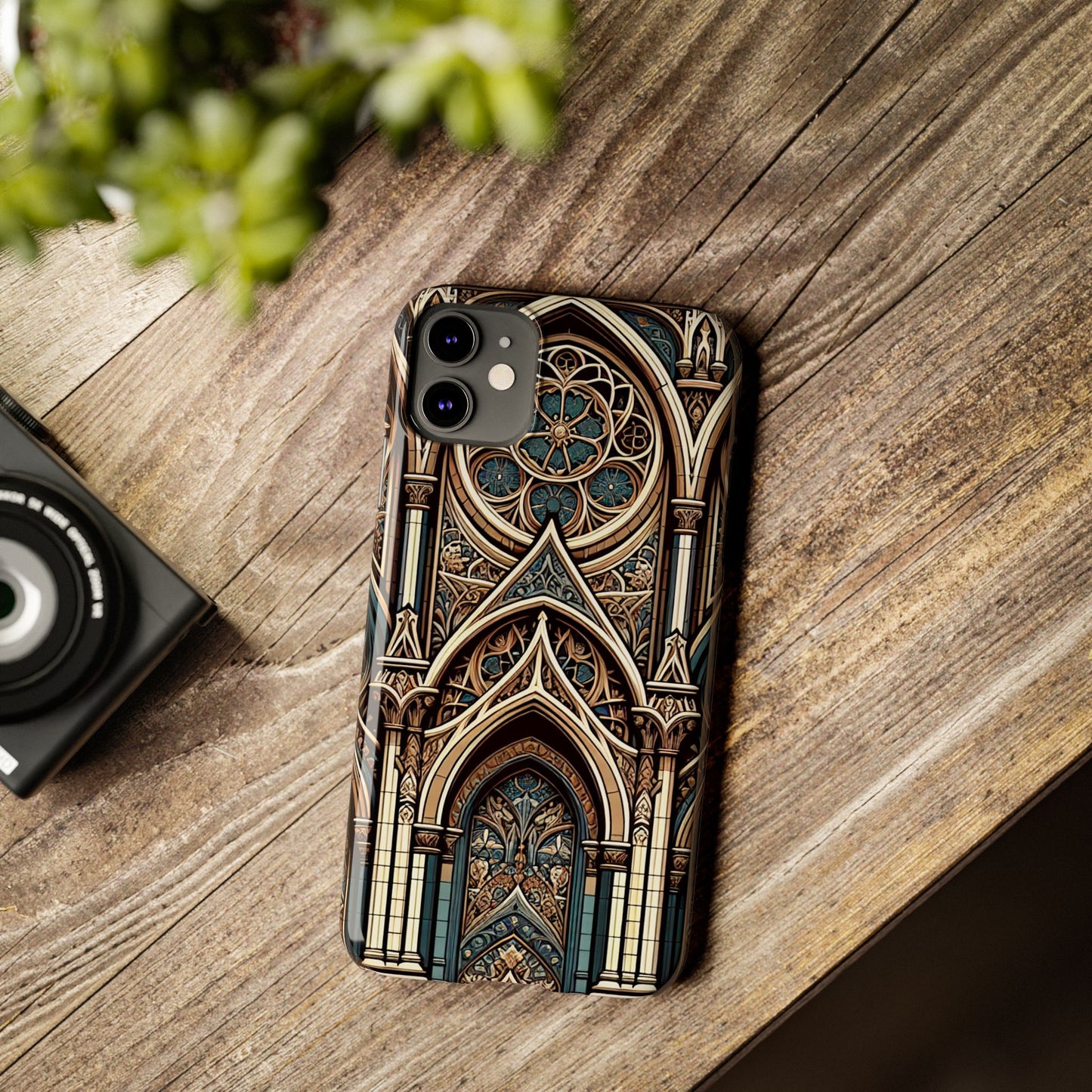 Stylish Cchurch pattern design - iPhone case