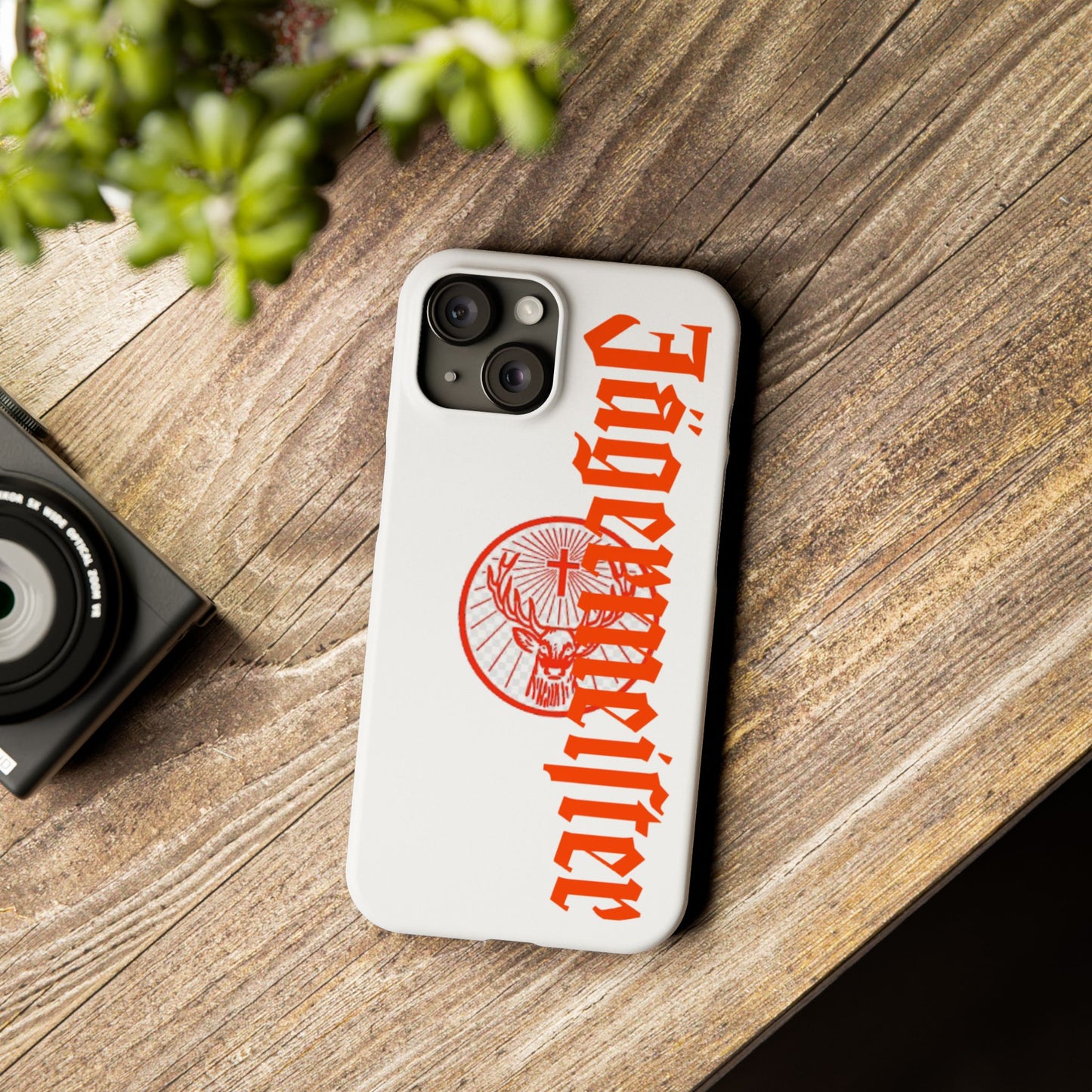 Stylish Jägermeister Slim Phone Case - Perfect for Parties & Gifting