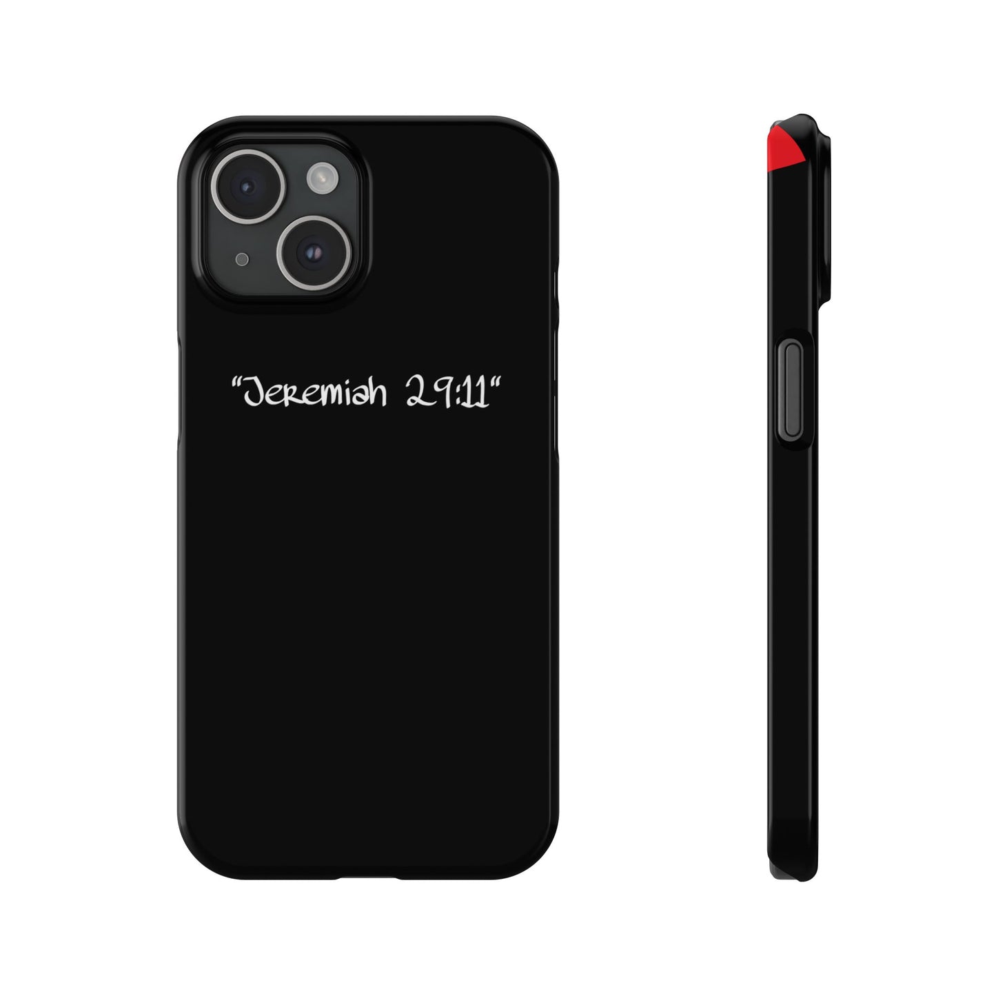 Bible verse "Jeremiah 29:11"- iPhone Case