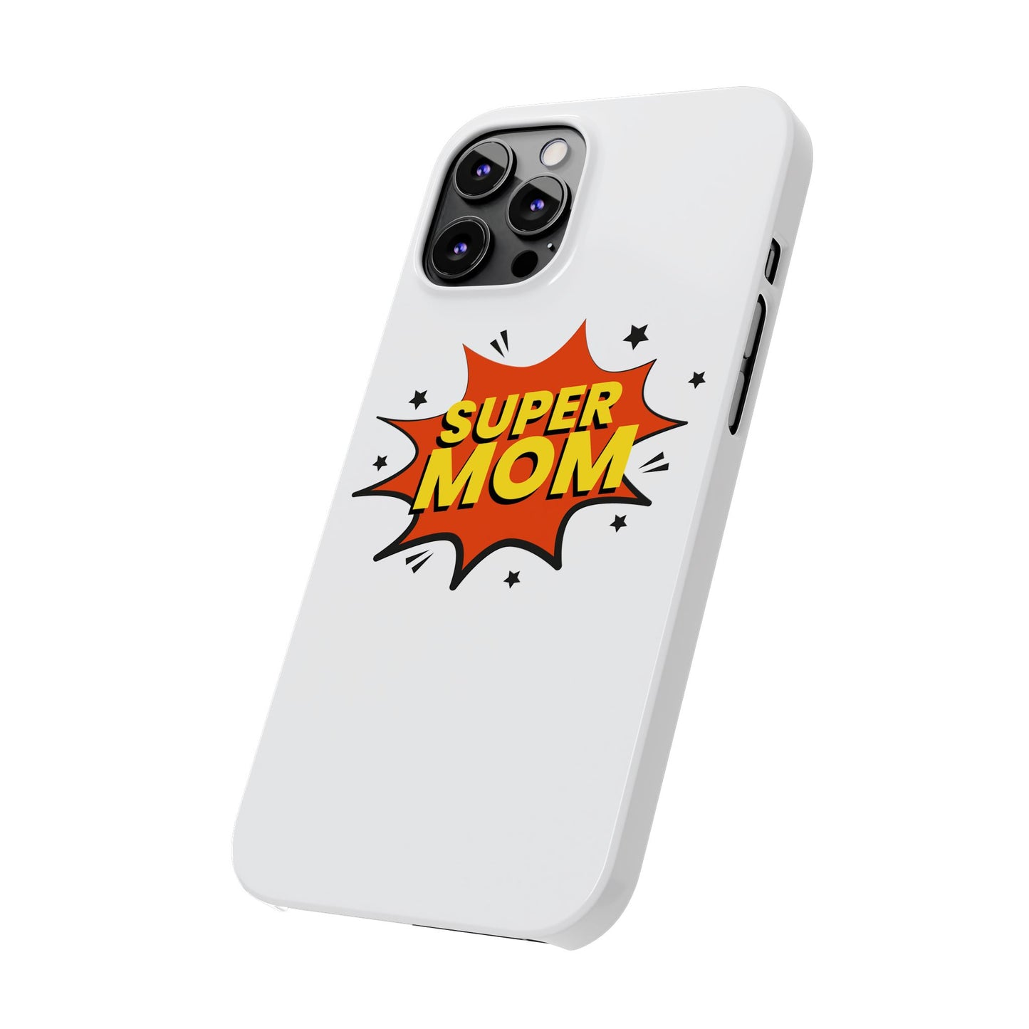 Super Mom Slim Phone Case - Perfect Gift for Mother's Day and Everyday Use