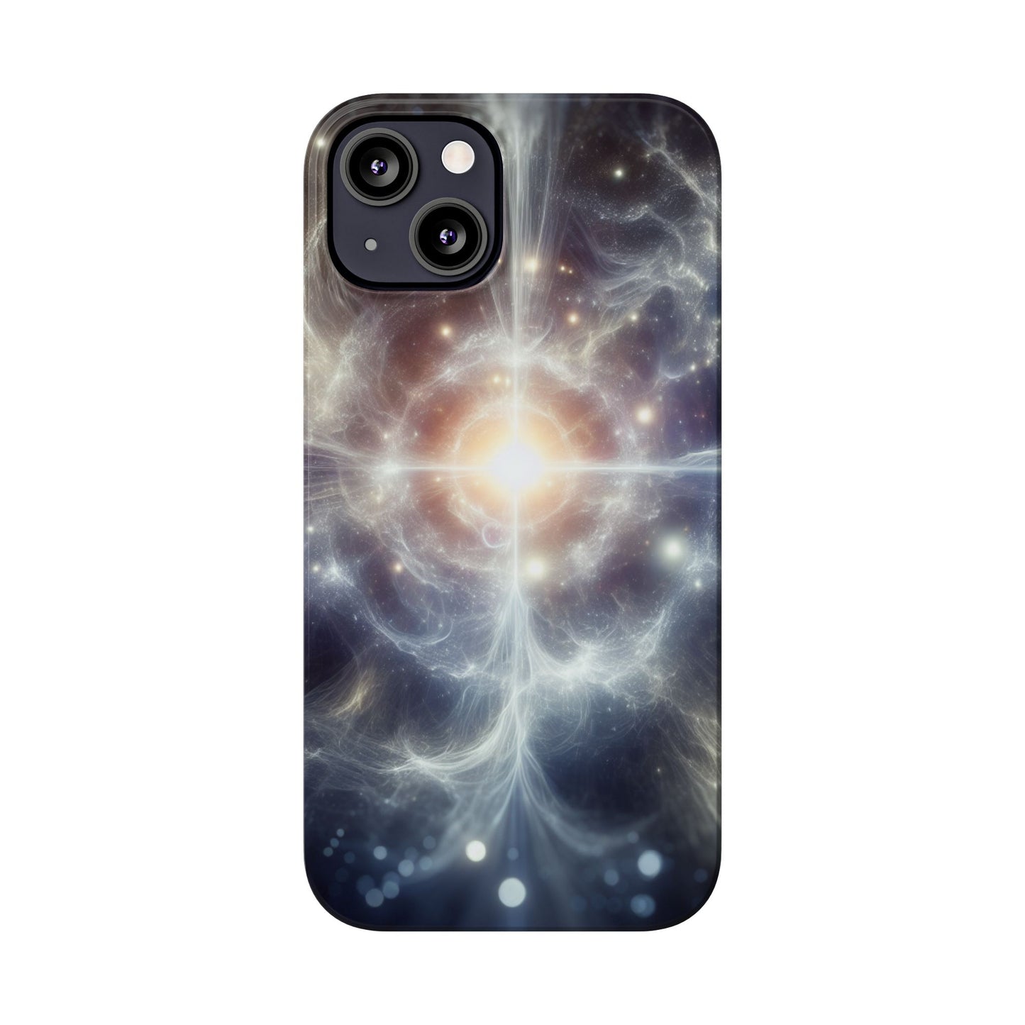 Cosmic Energy Slim Phone Case – Galaxy Design for Astronomy Lovers