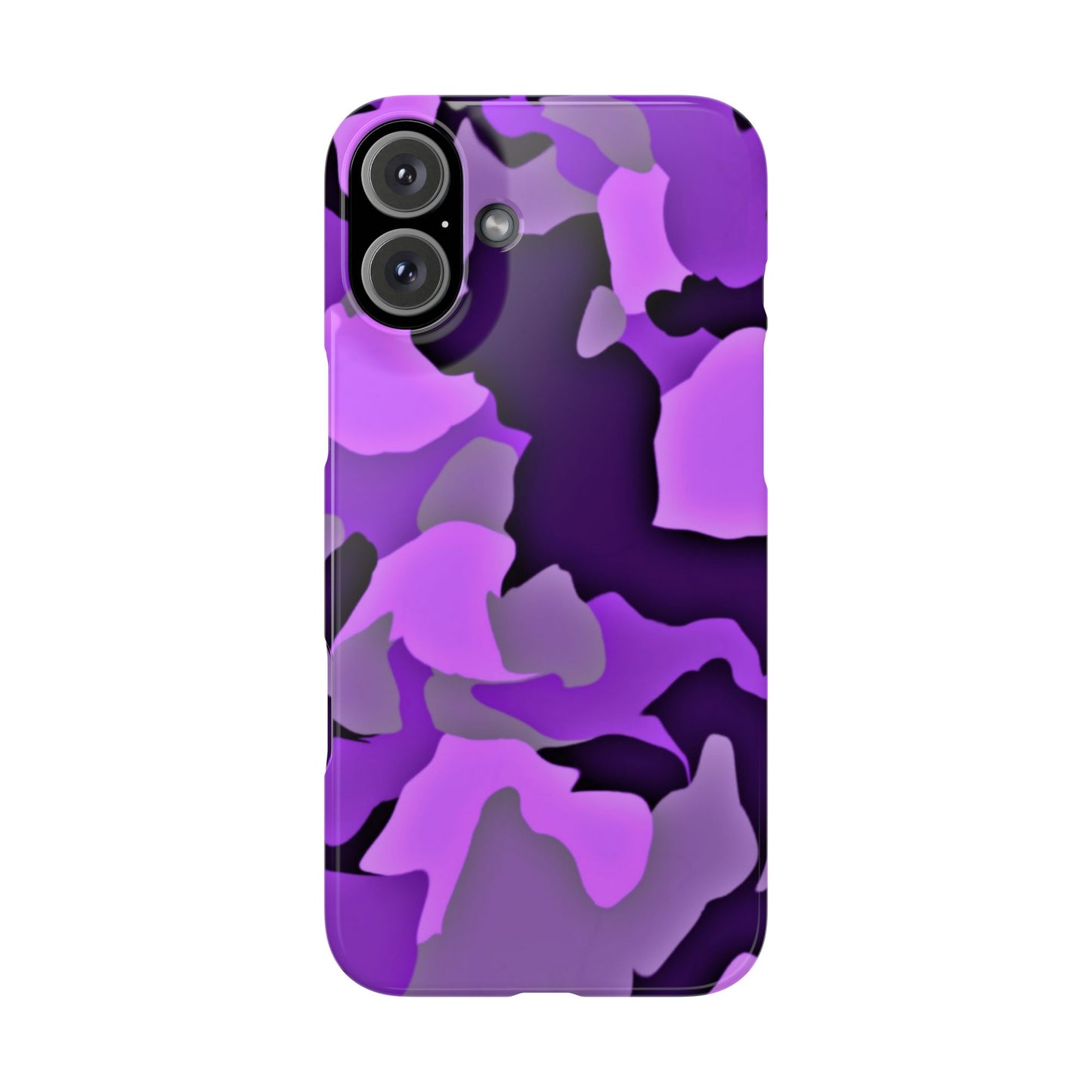 Colorful Purple Abstract Slim Phone Case - Stylish Mobile Accessory for Trendsetters