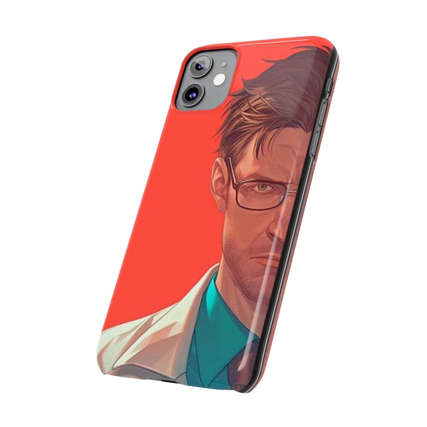 Stylish Slim Phone Case featuring Bold Artistic Design