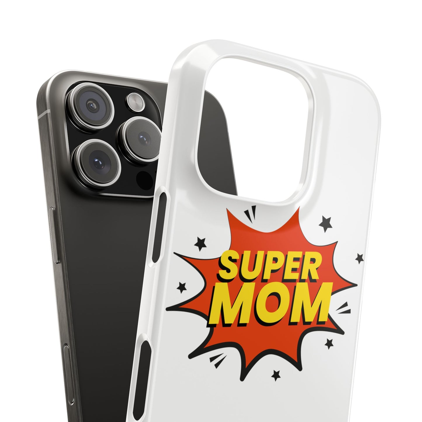 Super Mom Slim Phone Case - Perfect Gift for Mother's Day and Everyday Use