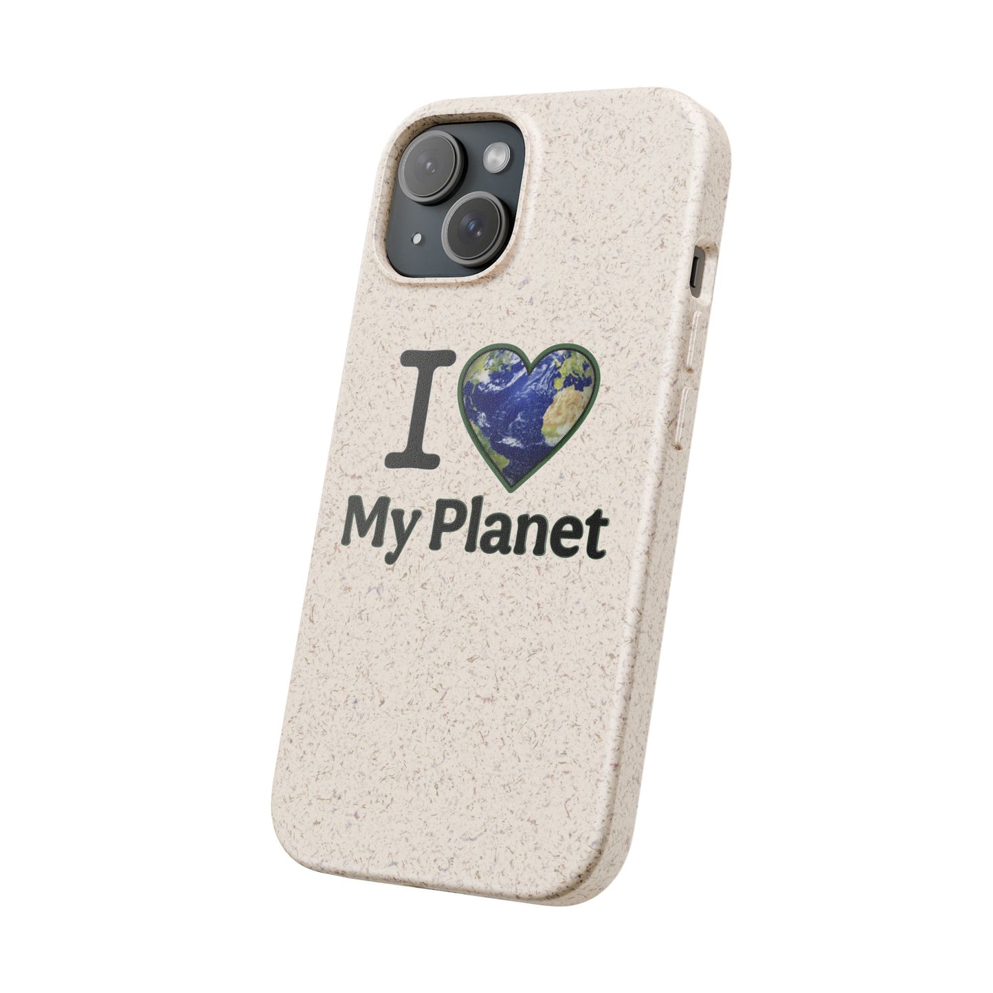 Eco-Friendly iPhone Case - I ❤️ My Planet